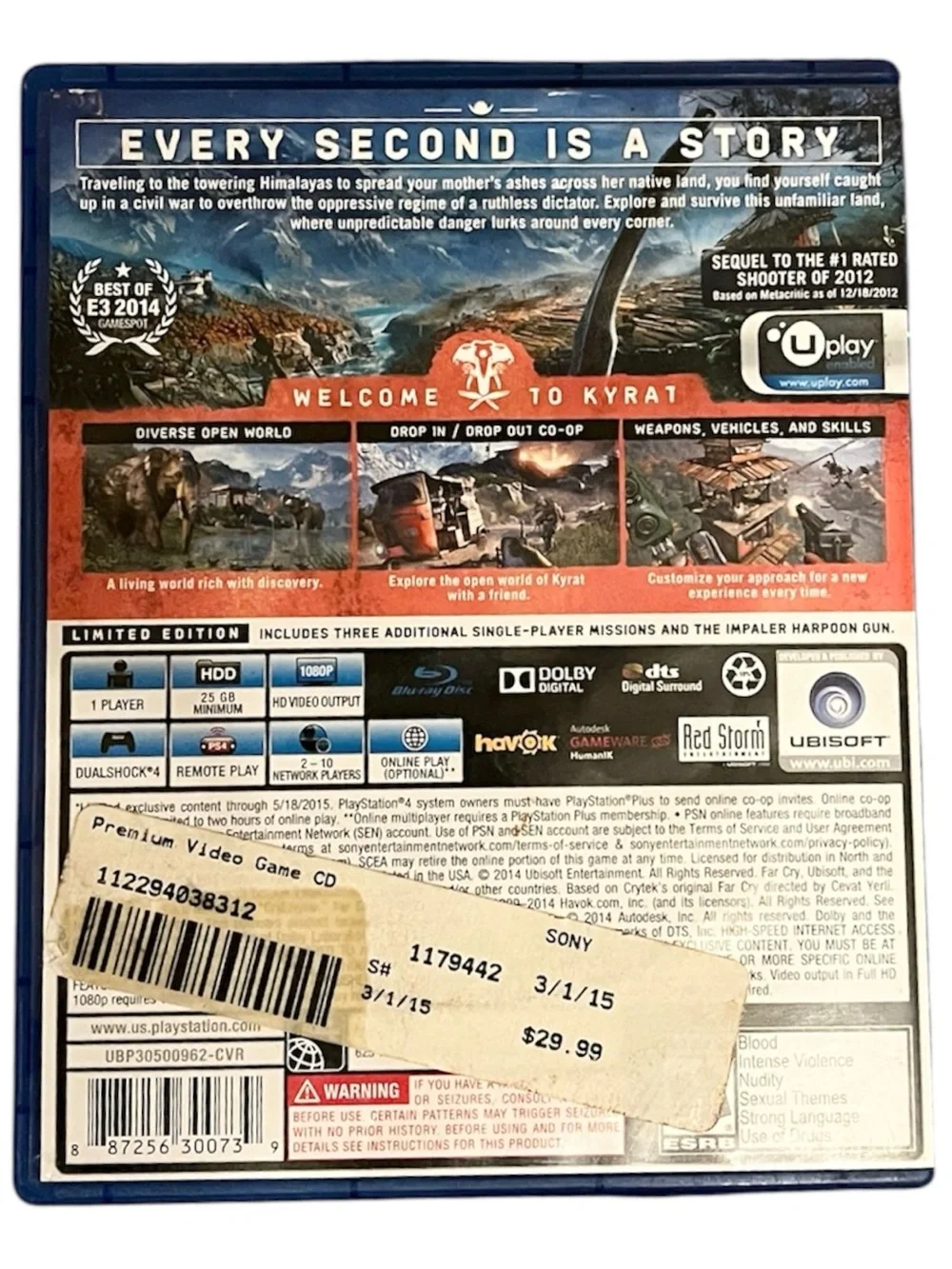 Far Cry 4 Limited Edition Sony PS4 Game